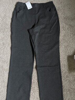 Ultra-Stretch Ponte Straight Leg 4-Pocket Pants